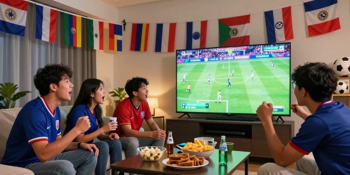 แฟนบอลชาวไทยร่วมเชียร์ฟุตบอลโลก 2026 ราคาบอลโลกนัดชิง บรรยากาศคึกคักในห้องนั่งเล่น