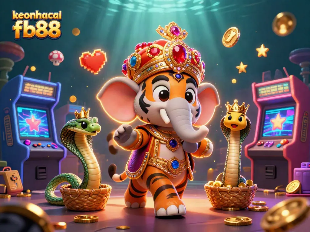 Engage in thrilling adventures at keonhacai fb88 with vibrant scenes and gaming elements.