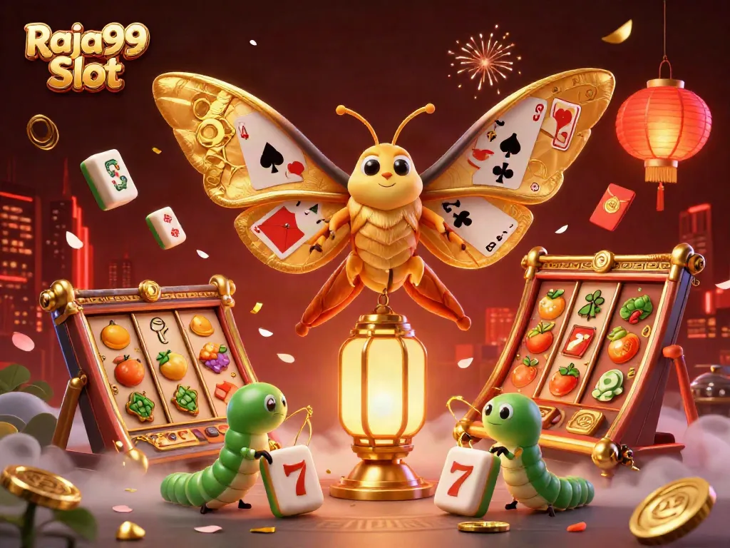 Raja99 Slot menghadirkan pengalaman bermain yang luar biasa dengan simbol keberuntungan dan elemen kasino yang kaya.