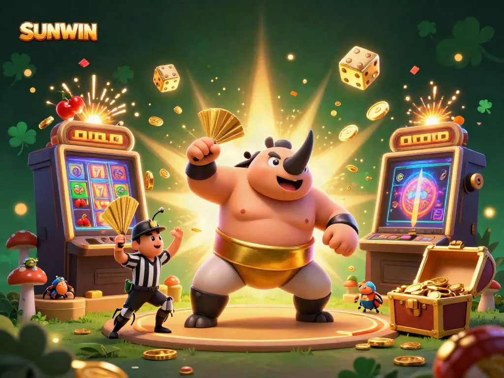 Experience thrilling slots action with SUNWIN featuring vibrant cartoon beetles and jackpots