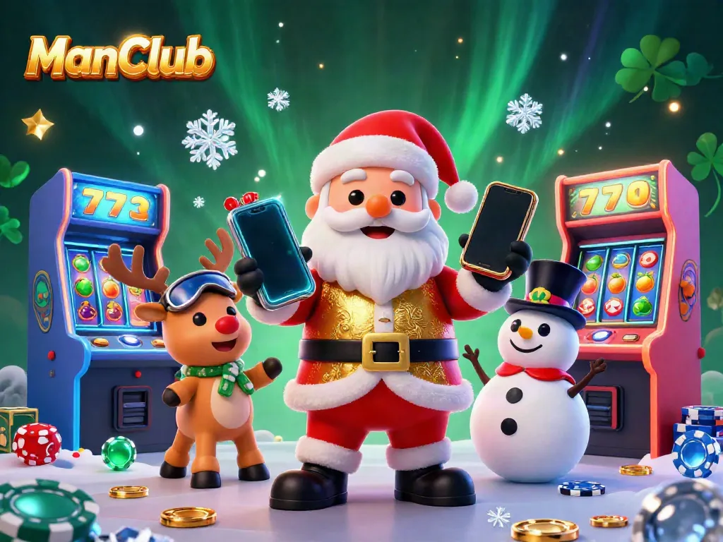 Experience thrilling jackpots at ManClub, featuring dynamic characters and vibrant casino elements.