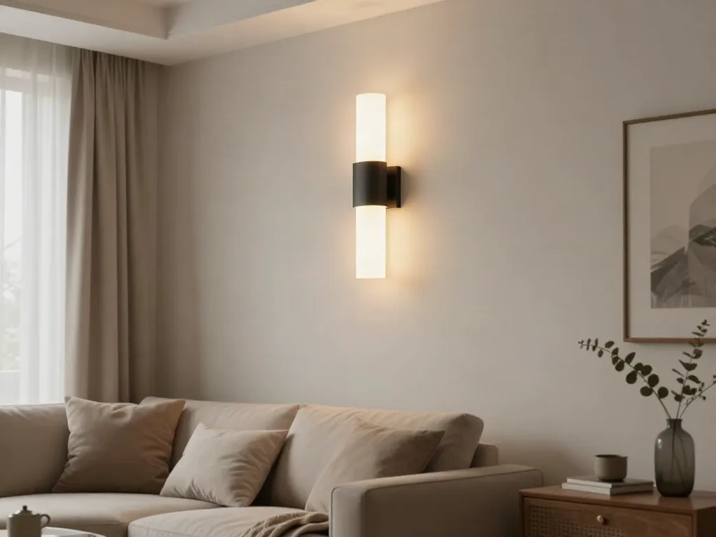 Aplica LED moderna în interior, servicii de iluminat de încredere pentru comunitate.