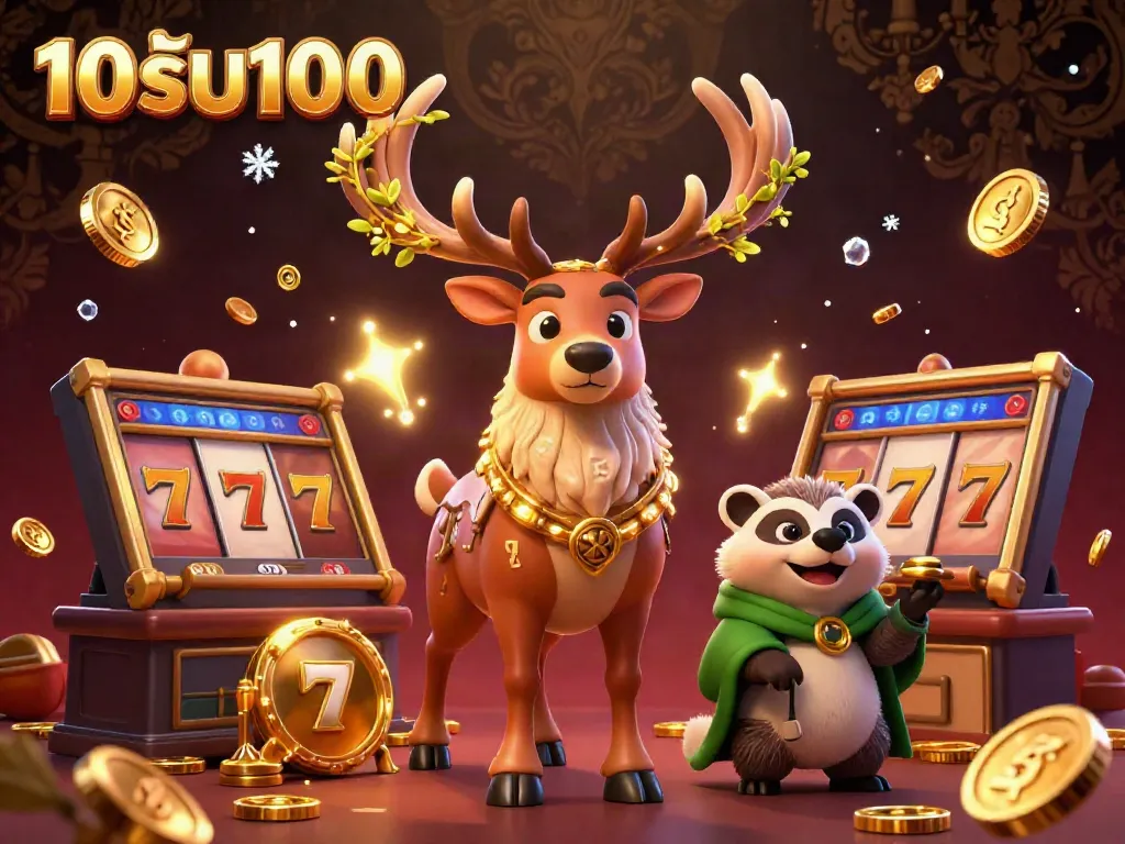เกม 10รับ100 จาก 168DEE สร้างสรรค์ภาพแสดงการเดิมพันในรูปแบบ 3D คมชัดเต็มคุณภาพ