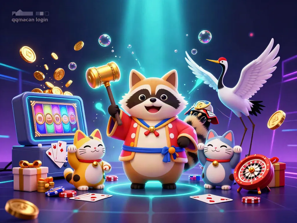 Engage in exciting games with qqmacan login through joyful characters and dynamic casino elements
