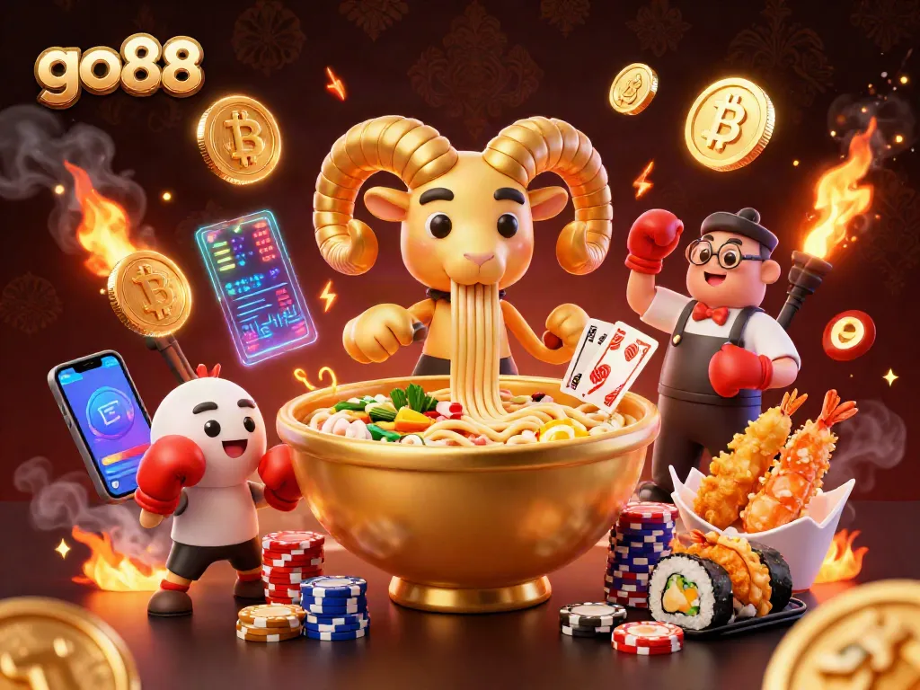 Engage with go88 in a thrilling casino showdown featuring dynamic characters and vibrant gambling elements.