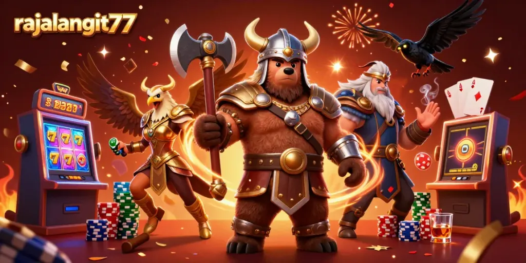 Menangkan permainan di rajalangit77 dengan slot menguntungkan dan tampilan karakter yang menarik.