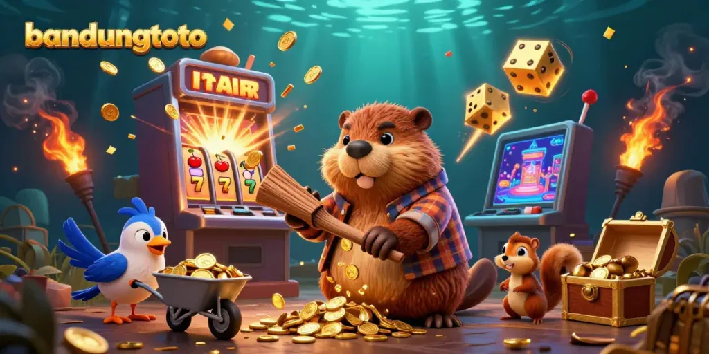 Engage with bandungtoto's immersive gaming experience featuring vibrant characters and thrilling casino elements.
